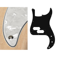 Boston PB-415-PW slagplaat voor P-stijl bas 4-laags pearl white