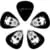 D'Addario John Lennon Mind Games Guitar Picks gitaar plectrums medium 10-pack