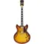 D'Angelico Excel DC XT stoptail Iced Tea Burst semi-akoestische gitaar