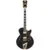 D'Angelico Excel SS Solid Black elektrische gitaar met luxe koffer