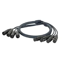DAP DMX Multi 5-Pin 20m multikabel 4-voudig