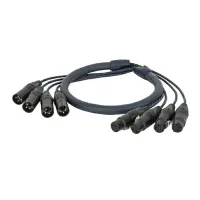 DAP Neutrik DMX Multi 3-Pin 20m multikabel 4-voudig