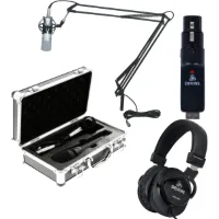 Devine DM 58 met usb converter, koptelefoon en broadcast arm