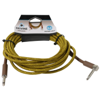 Devine GIT55 Classic gitaarkabel mono jack-jack haaks 5.5 meter