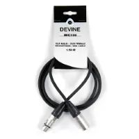 Devine MIC100/1.5 XLR microfoon- en signaalkabel 1.5 meter