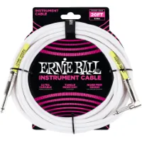 Ernie Ball 6047 Classic Instrument Cable, 6 meter, wit