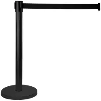 Eurolite afzetpaal trekband zwart