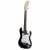 Fazley FST034BK 3/4-formaat elektrische gitaar zwart
