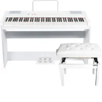 Fazley FSP-500-W digitale piano wit + onderstel + pianobank