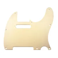 Fender 8-hole Mount Plated Telecaster Pickguard Gold slagplaat voor Fender Telecaster