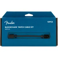 Fender Blockchain Patch Cable Kit zwart medium 12-delig