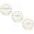 Fender knoppen voor Stratocaster parchment (set van 3)
