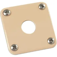 Gibson Plastic Jack Plate Cream voor elektrische gitaar