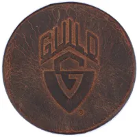 Guild Leather Drink Coaster onderzetter bruin leer