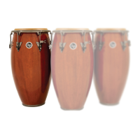 Latin Percussion LP552Z-D 12.5 inch Tumba, Natural Durian