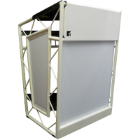 LiteConsole GO! Witte presentatie- en DJ-stand