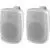 Monacor WALL-06T/WS passieve tweeweg 100 Volt luidsprekerset wit