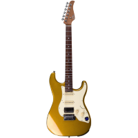 Mooer GTRS Guitars Standard 800 Gold Intelligent Guitar met gigbag