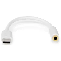 Nedis CCGB65950WT01 USB adapter USB-C male naar 3.5mm jack female 0.1m