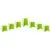 Nino Percussion Stackable Classroom Cajon Group Rhythm Set 7-delig