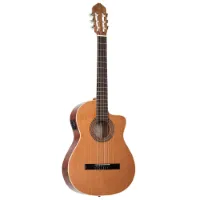 Ortega RCE180G Traditional Series Guitar elektrisch-akoestische klassieke gitaar met gigbag