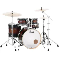 Pearl DMP905/C260 Decade Maple Satin Brown Burst 5 delig drumstel