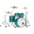 Pearl MP4C924XSP-S/C850 Masters Maple Pure 4-delige shell set Aqua Turquoise Stripe