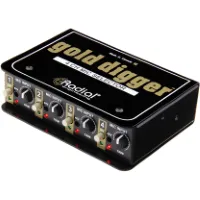Radial GOLD DIGGER studio microfoon selector en switcher - 4 inputs