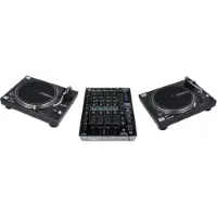 Reloop RMX-60 + 2 x Reloop RP-7000 MK2 Deep Black DJ-draaitafel