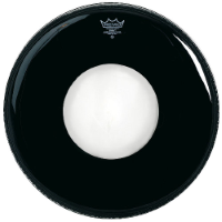 Remo ES-1022-CH Ebony Ambassador 22 inch bassdrumvel met gat