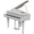 Roland GP-6-PW digitale vleugelpiano wit hoogglans