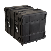 SKB 10U Roto Shockmount Rack Case - 24 483x445x609