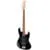 Sadowsky MetroLine 21-Fret Vintage M/J Bass (Red Alder) Solid Black Pearl High Polish elektrische basgitaar met gigbag
