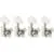 Schaller Original F-Series BMFL 4-In-Line Nickel set van 4 stemmechanieken voor basgitaar