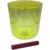 Sela Infinity Crystal Singing Bowl 432 Hz A3 Yellow Green klankschaal