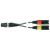 Sennheiser AC20 Y-kabel XLR-5F (5-pins) / 2 x XLR-3M (3-pins)