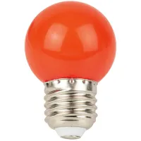 Showgear G45 LED Bulb E27 rood