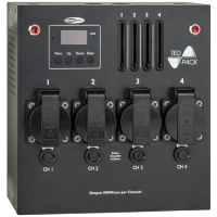 Showtec TED Pack LC 4-kanaals dimmer