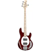 Sterling by Music Man StingRay Ray4 HH Candy Apple Red elektrische basgitaar