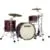 Tama MA32CZUS-FBM Starclassic Maple Flat Burgundy Metallic 3d. shellset Smoked Black Nickel