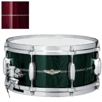 Tama Star TBS1465S-CDKR Dark Red Cordia Bubinga 14 x 6.5 inch snaredrum