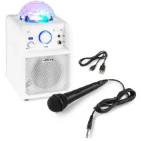 Vonyx SBS50 Bluetooth party speaker met LED wit