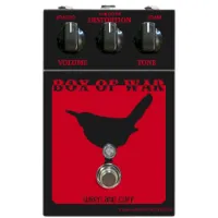 Wren and Cuff Box of War Reissue OG Black-Red Fuzz effectpedaal