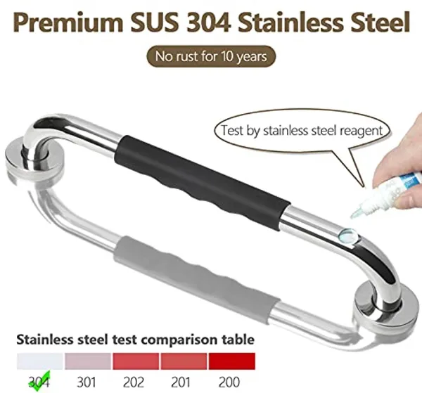 Anti-slip grijpers voor badkamer - Siliconen grijpbalken voor bad en douche (32 inch)