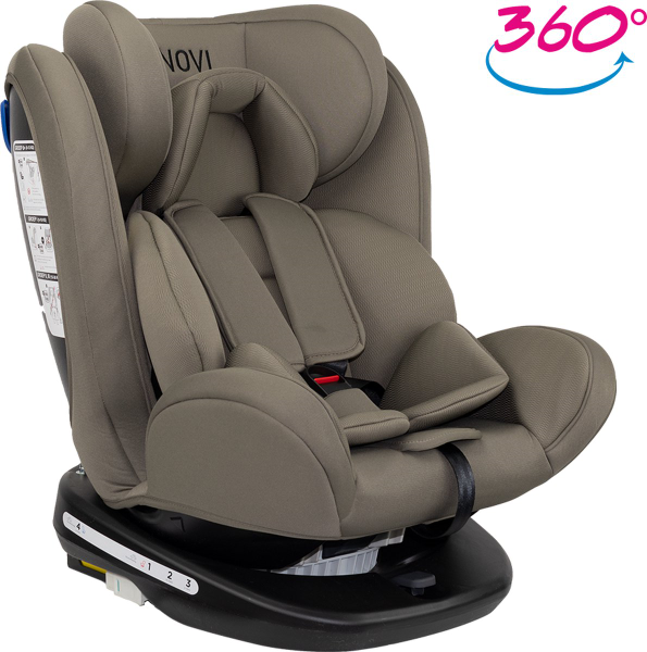 Autostoel Novi Baby® Goliath Premium 0-1-2-3 Rotation Dark Taupe | /