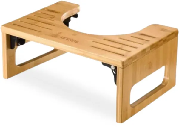 BUDDLEY® Toiletkrukje Bamboe | Toilet Squatty | WC krukje hout | Potty Toilet Krukje Peuter | WC Krukje voor de juiste houding | Opstapkrukje | WC Stoel Toiletsquat | Krukje Opstapje voor Kinderen | W