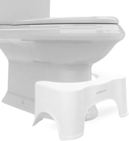 BUDDLEY® Toiletkrukje - WC Krukje - ↕ 21CM (Squatty Deep) - Opstapje WC - Opstapkrukje – Potty