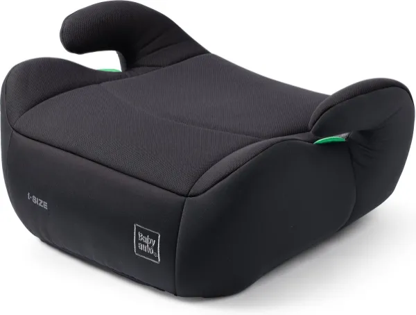 Babyauto Saga i-Size verstelbare Autostoelverhoger, Zitverhoger - Autozitje - Booster - 125-150cm - 22 - 36kg - 7 - 12 Jaar - Kleur Zwart