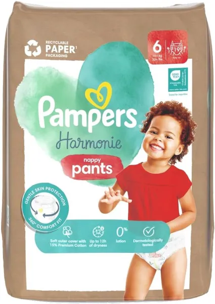 Babyluierbroekjes Maat 6 - 19 Stuks met 360 Graden Pasvorm en Zachte Buitenhoes