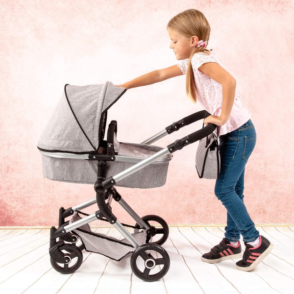 3-in-1 kinderwagen, buggy, kinderwagen, buggy, x 37 64 cm, met multifunctionele buggy, lichte reisstoel, voor poppen kopen | Baby / Geboorte